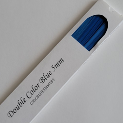 delightfully edgy double color blue cardstock strips 5mm