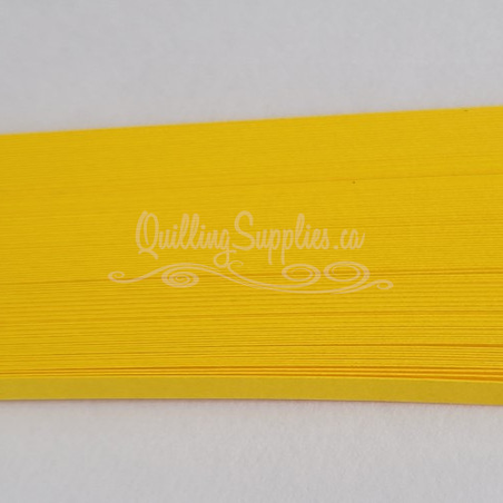 delightfully edgy dark yellow cardstock strips 5mm