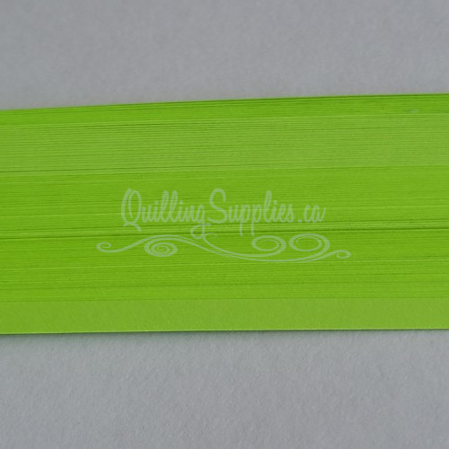 delightfully edgy bright green cardstock strips 5mm