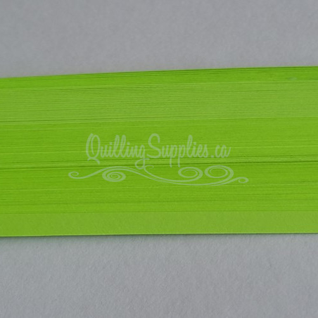 delightfully edgy bright green cardstock strips 5mm