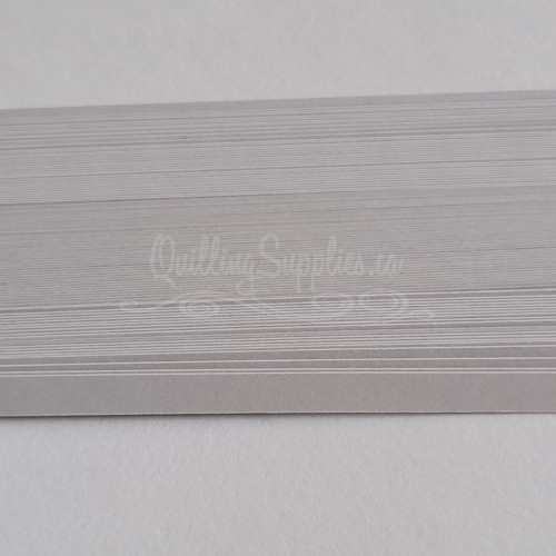 delightfully edgy light grey cardstock strips 5mm