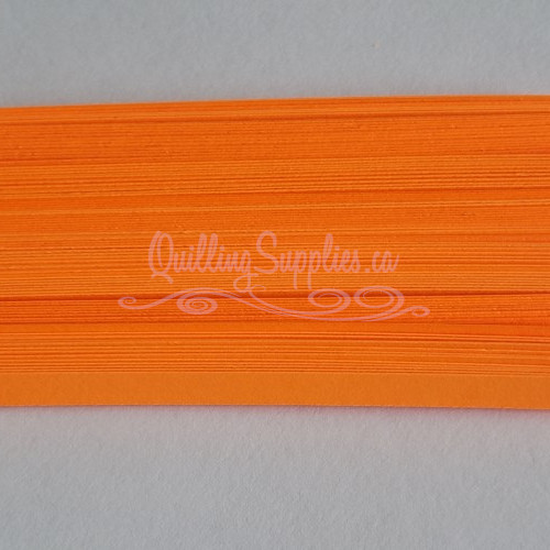 delightfully edgy cosmic orange cardstock strips 5mm