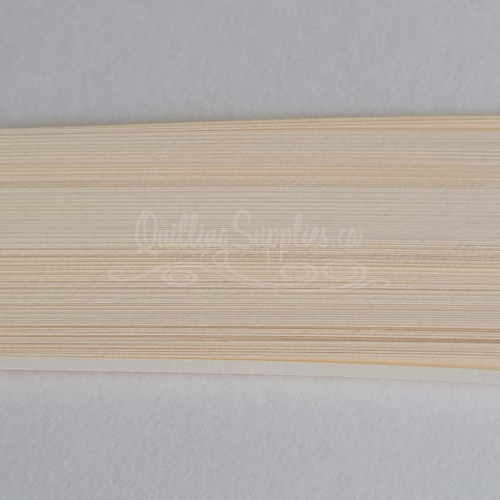 delightfully edgy cream cardstock strips 3mm