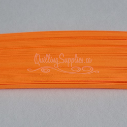 delightfully edgy cosmic orange cardstock strips 3mm