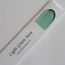 delightfully edgy light green cardstock strips 3mm