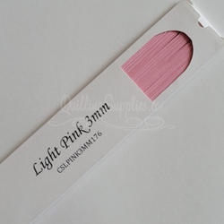 delightfully edgy light pink cardstock strips 3mm