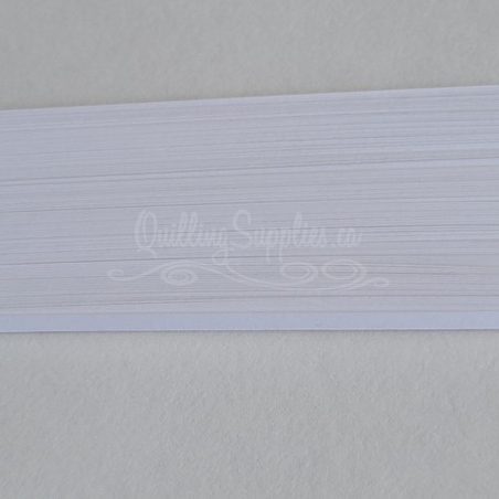 delightfully edgy white cardstock strips 3mm