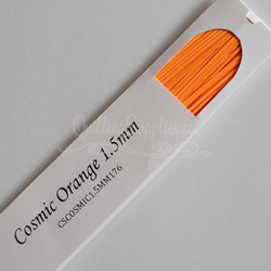 delightfully edgy cosmic orange cardstock strips 1.5mm
