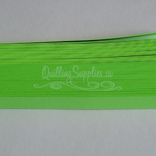 delightfully edgy double color green cardstock strips 10mm