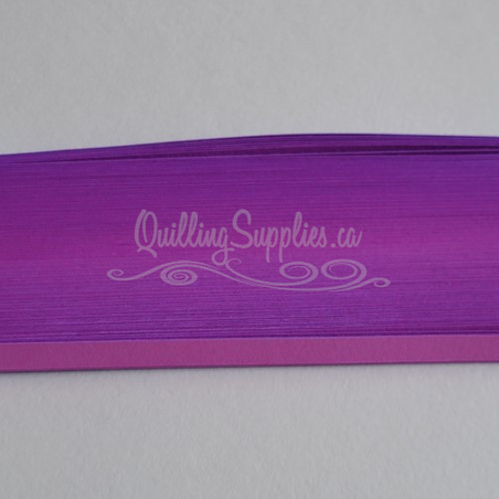 delightfully edgy double color purple cardstock strips 10mm