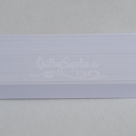 delightfully edgy white cardstock strips 10mm