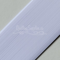 delightfully edgy bright white quilling paper