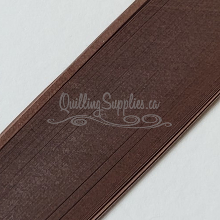 delightfully edgy dark brown quilling paper