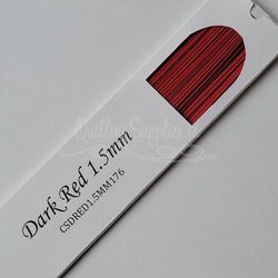 delightfully edgy dark red cardstock strips 1.5mm