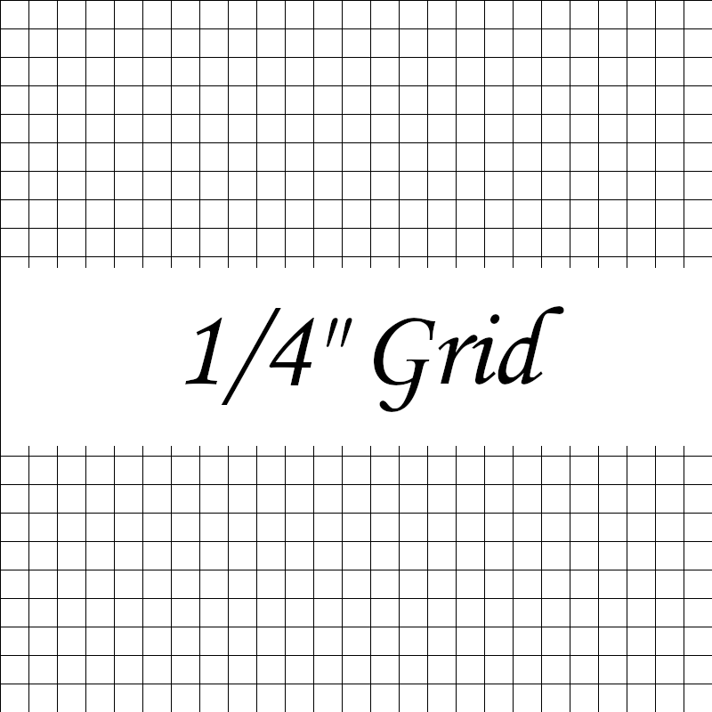 1/4" Grid