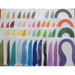 delightfully edgy 1.5mm quilling paper complete color set