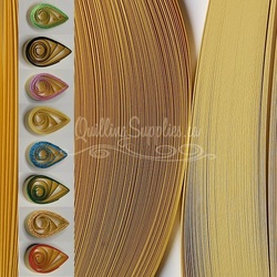 delightfully edgy 3mm beige quilling paper