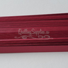 delightfully edgy red wine quillography strips 10mm