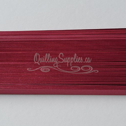 delightfully edgy wine red quillography strips 5mm