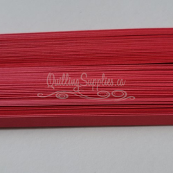 delightfully edgy raspberry red quillography strips 5mm