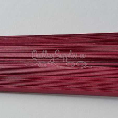 delightfully edgy wine red quillography strips 3mm