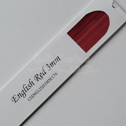 delightfully edgy english red quillography strips 3mm
