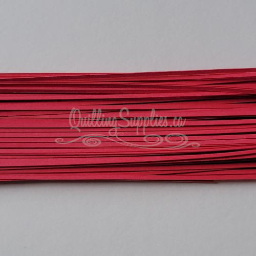 delightfully edgy rose red quillography strips 1.5mm