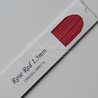 delightfully edgy rose red quillography strips 1.5mm