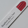 delightfully edgy raspberry red quillography strips 1.5mm