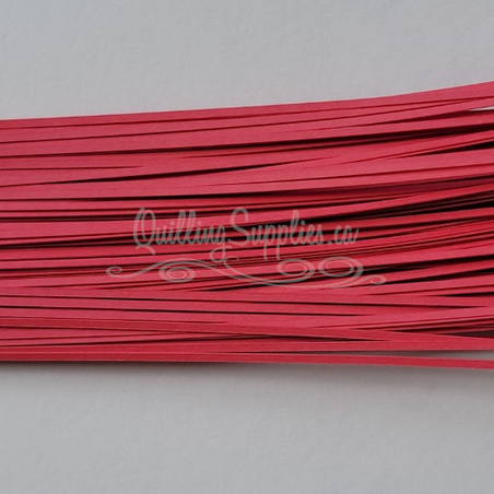 delightfully edgy raspberry red quillography strips 1.5mm