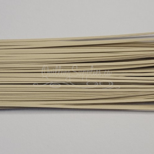 Delightfully Edgy tan quillography strips in 1.5mm