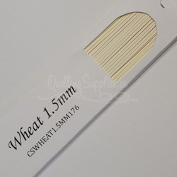 Delightfully Edgy wheat quillography strips in 1.5mm