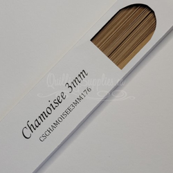 Delightfully Edgy chamoisee quillography strips in 3mm