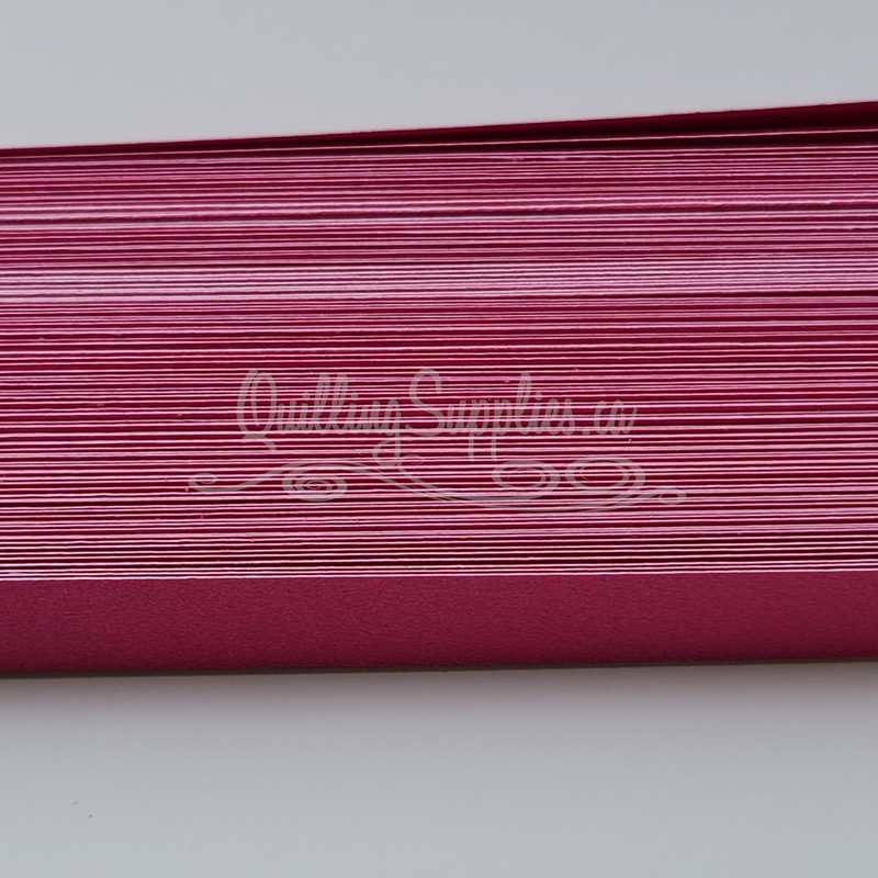 delightfully edgy dark pink glitter cardstock quillography strips 10mm
