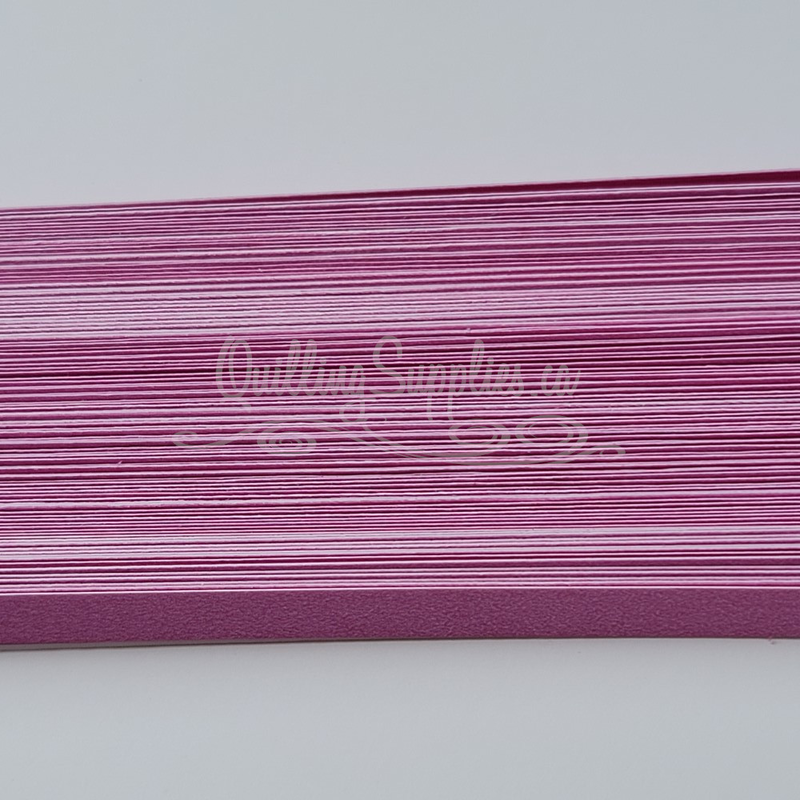 delightfully edgy pink glitter cardstock quillography strips 5mm