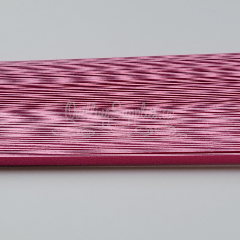 delightfully edgy dark pink glitter cardstock quillography strips 3mm