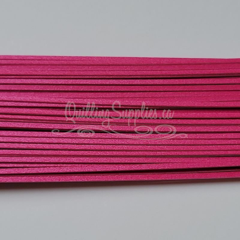 delightfully edgy dark pink glitter cardstock quillography strips 1.5mm