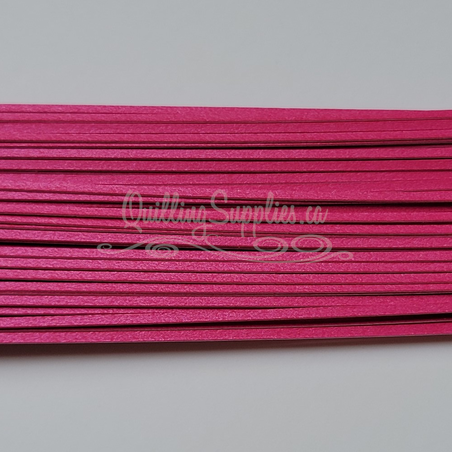 delightfully edgy dark pink glitter cardstock quillography strips 1.5mm