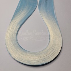 delightfully edgy sky blue quilling paper with metallic soft gold edge