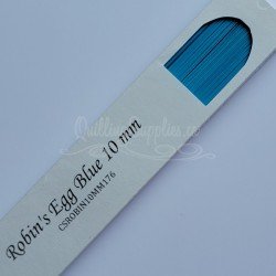 delightfully edgy robin's egg blue cardstock quillography strips 10mm