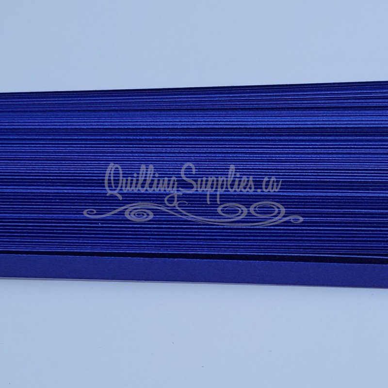 delightfully edgy royal blue cardstock quillography strips 5mm