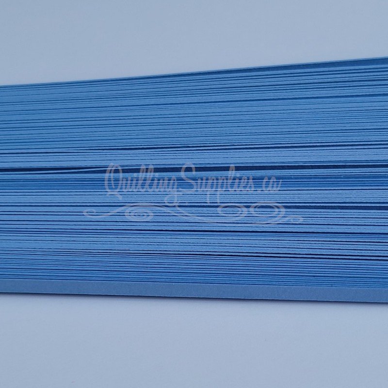 delightfully edgy sky blue cardstock quillography strips 3mm