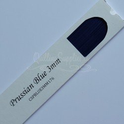 delightfully edgy prussian blue cardstock quillography strips 3mm