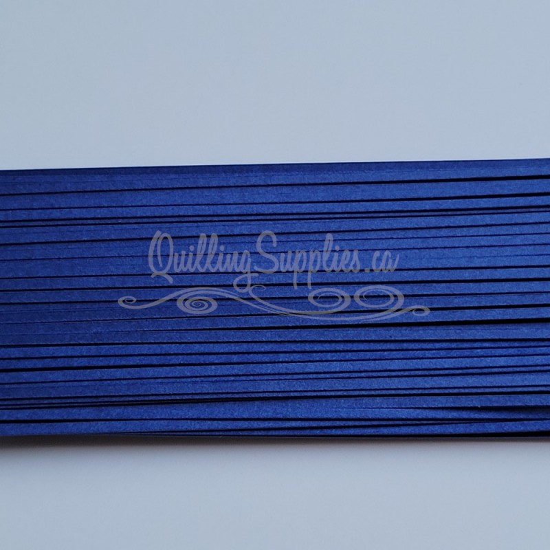 delightfully edgy prussian blue cardstock quillography strips 1.5mm