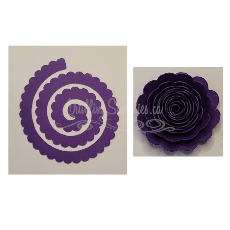 Rolled Flower 11 cutout quillingsuppies.ca