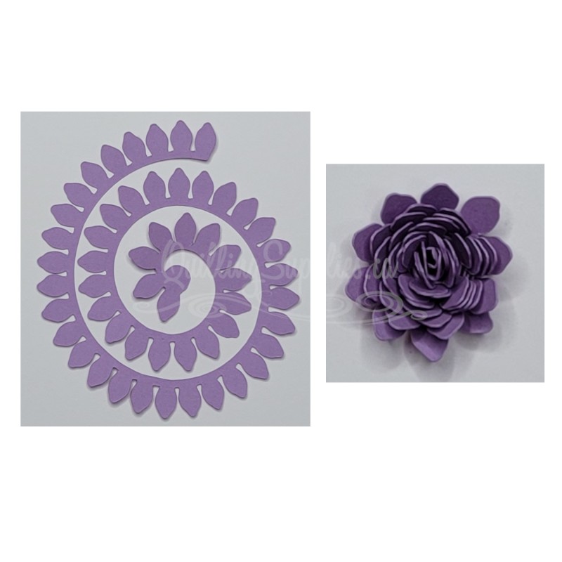 Rolled flower 19 cutout quillingsupplies.ca