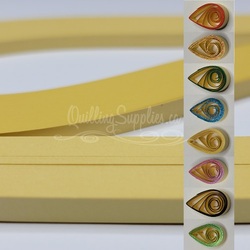 delightfully edgy 5mm beige quilling paper