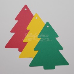 Delightfully Edgy Christmas tree gift tag for quilled embellishment