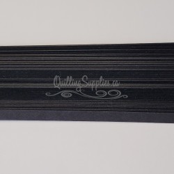 delightfully edgy black cardstock strips 5mm