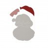 Santa Clause cardstock cutout